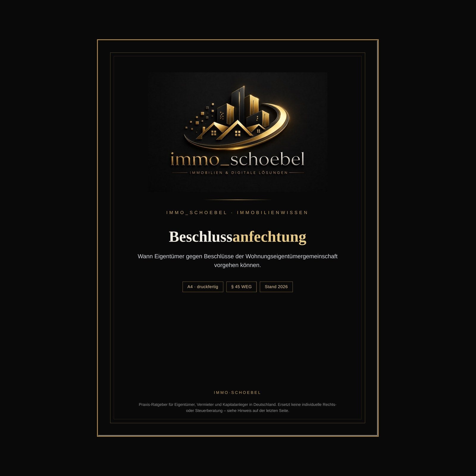 Beschlussanfechtung in der WEG