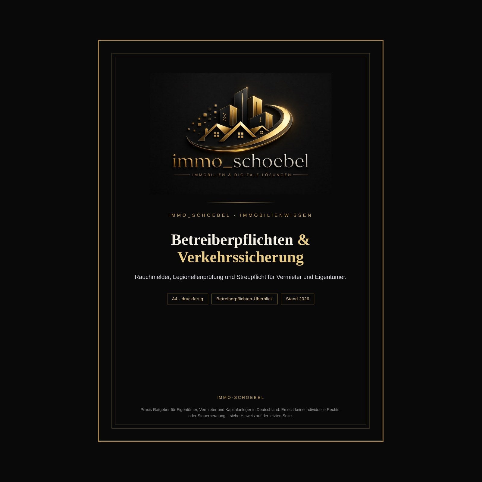 Betreiberpflichten & Verkehrssicherung