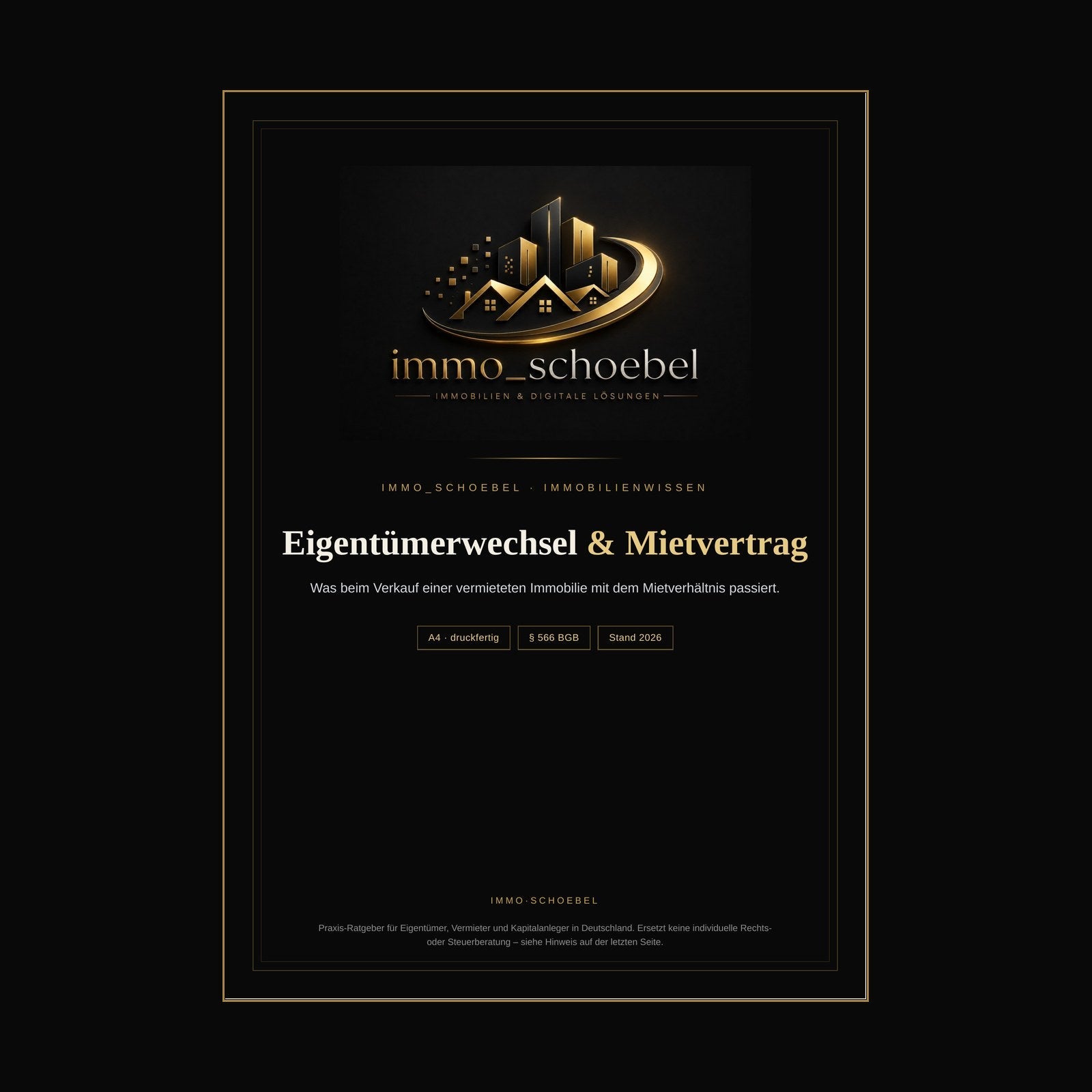 Eigentümerwechsel & Mietvertrag