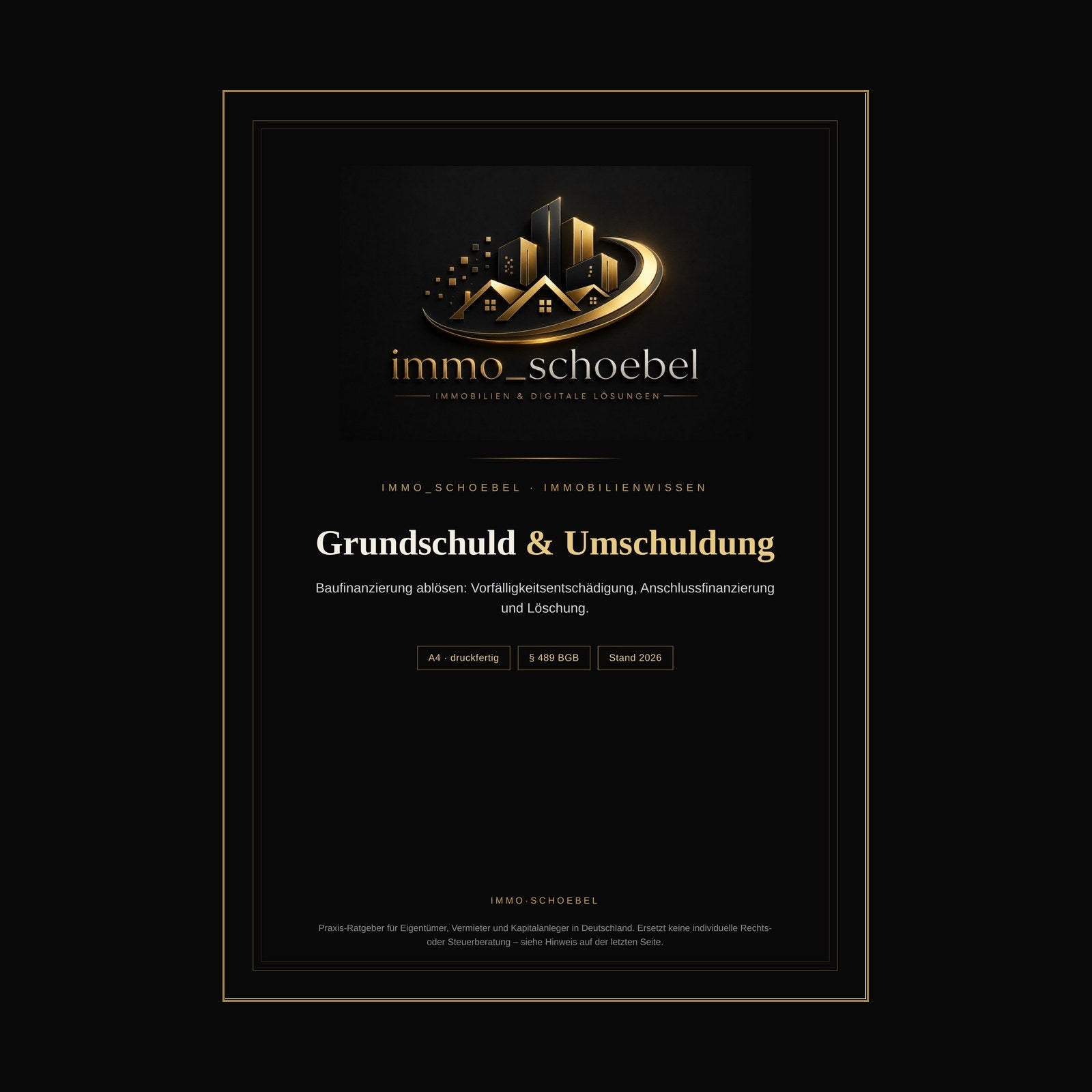 Grundschuld & Umschuldung