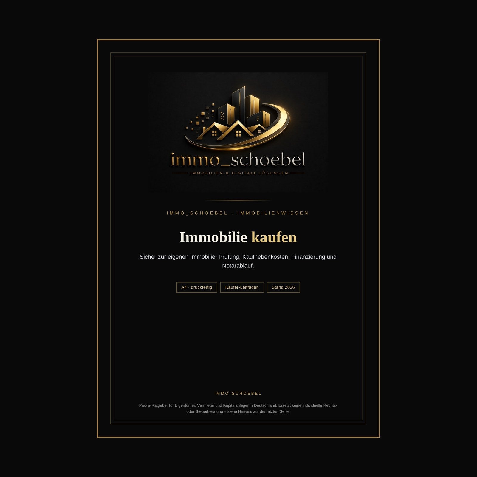 Immobilie kaufen – Checkliste