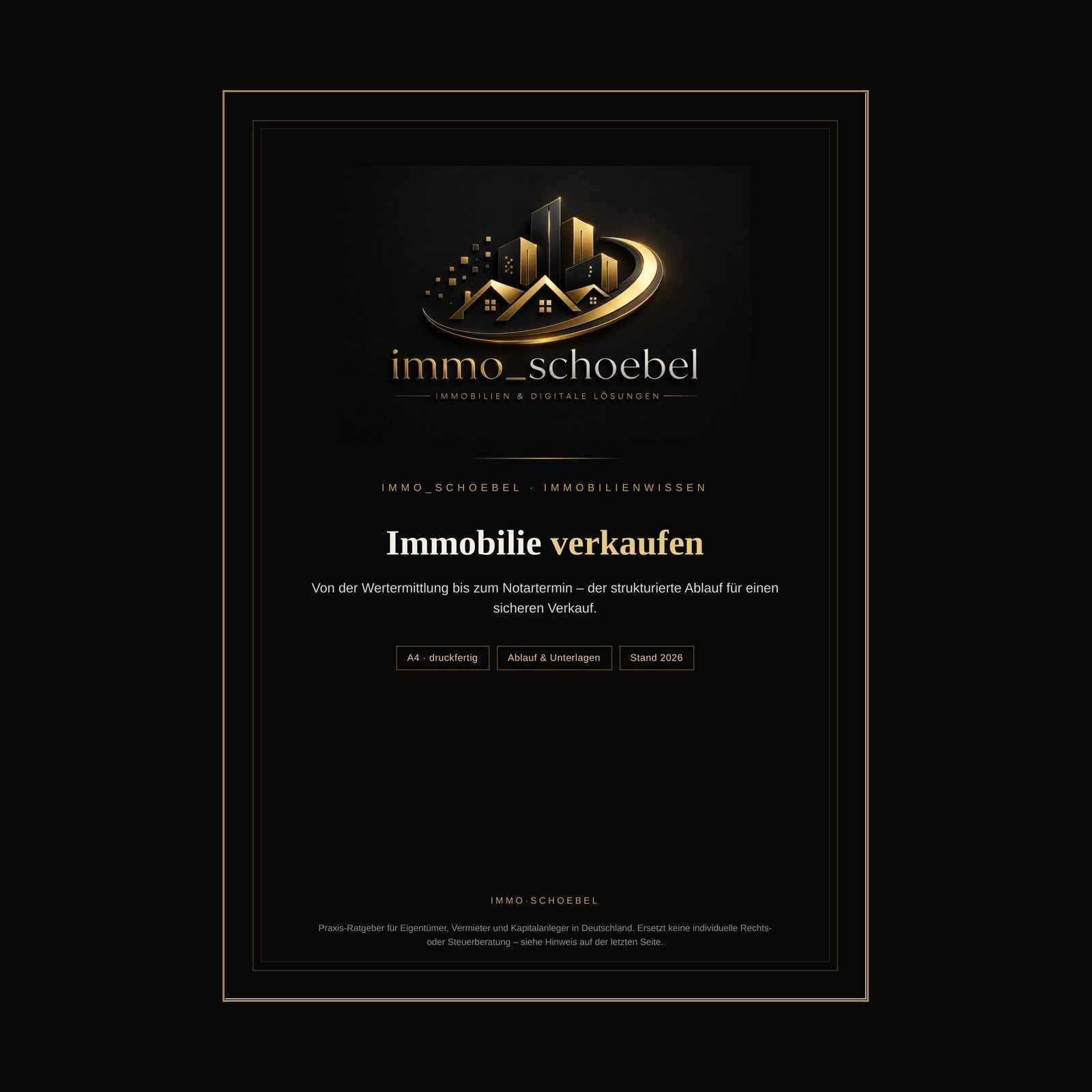Immobilie verkaufen – Checkliste