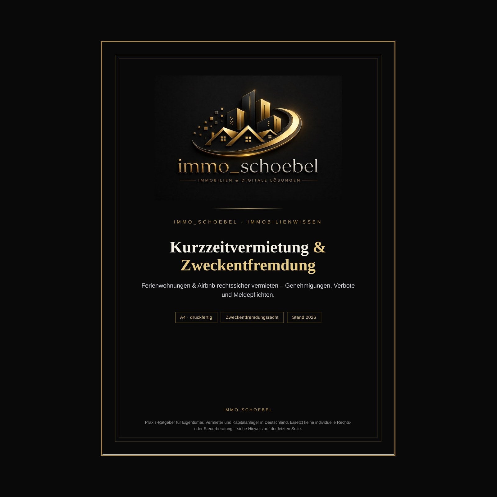 Kurzzeitvermietung & Zweckentfremdung