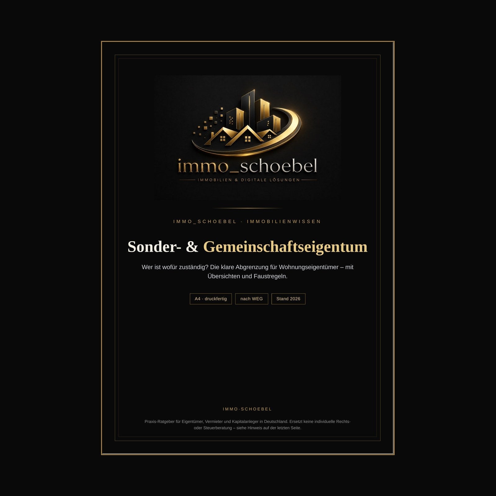 Sonder- & Gemeinschaftseigentum – Ratgeber