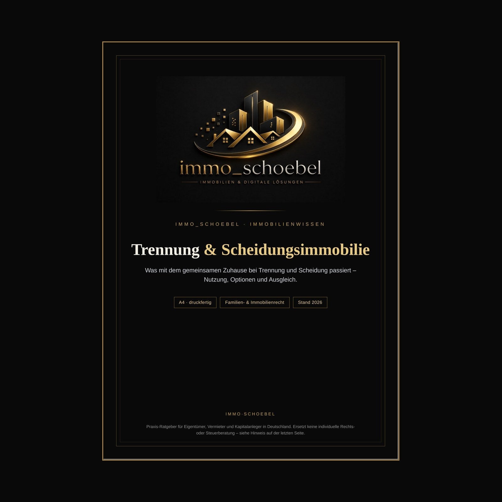 Trennung & Scheidungsimmobilie