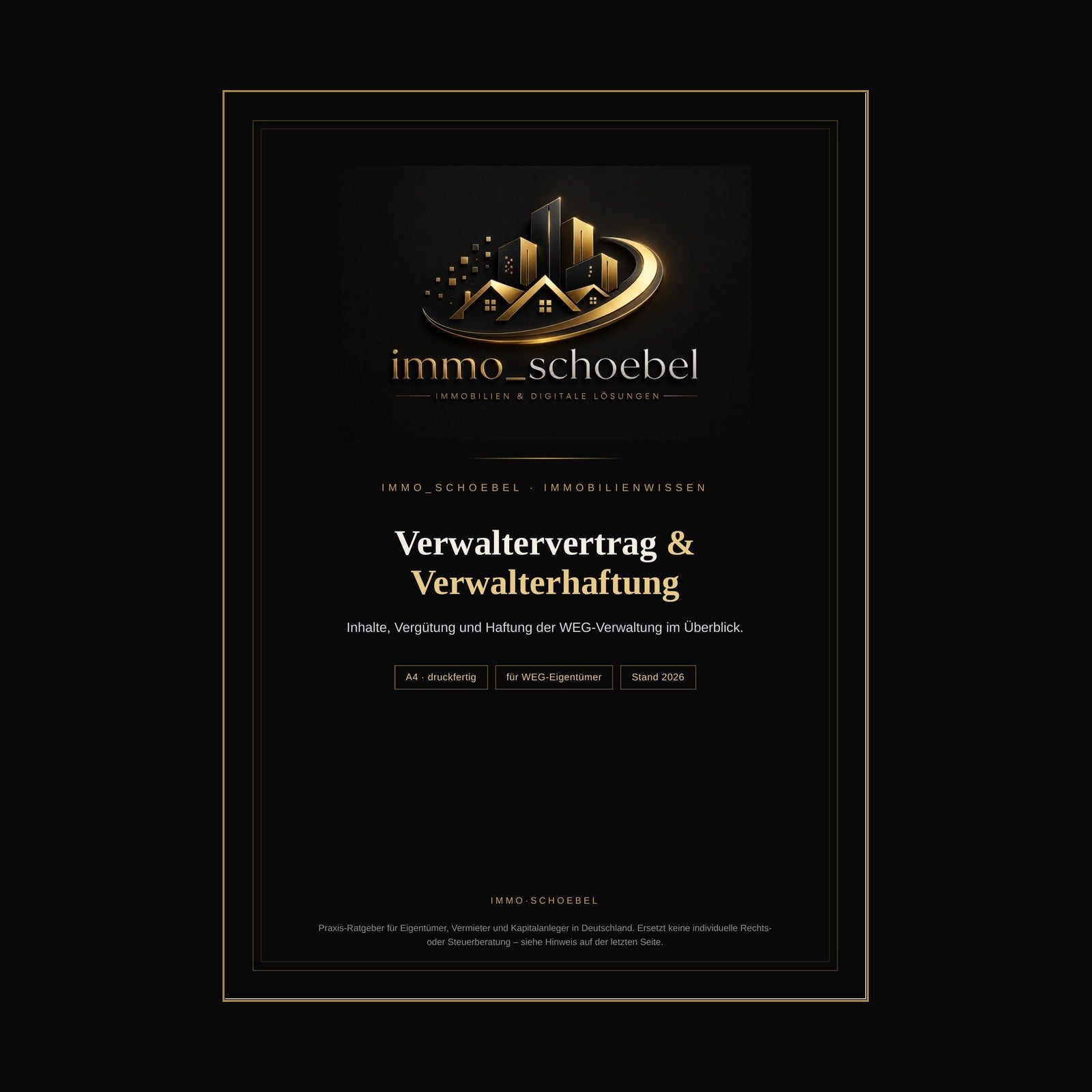 Verwaltervertrag & Verwalterhaftung