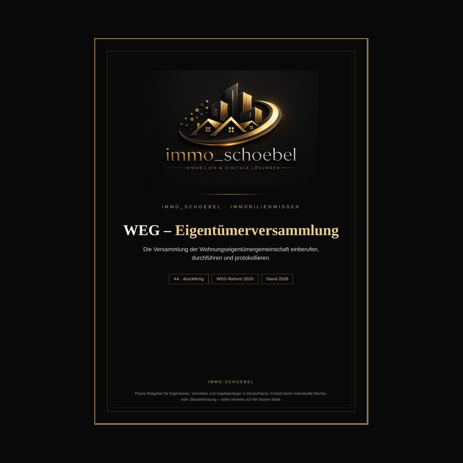 WEG-Eigentümerversammlung – Checkliste