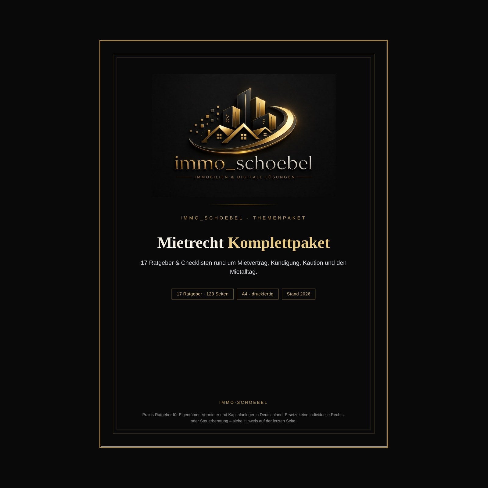 Mietrecht Komplettpaket – 17 Ratgeber