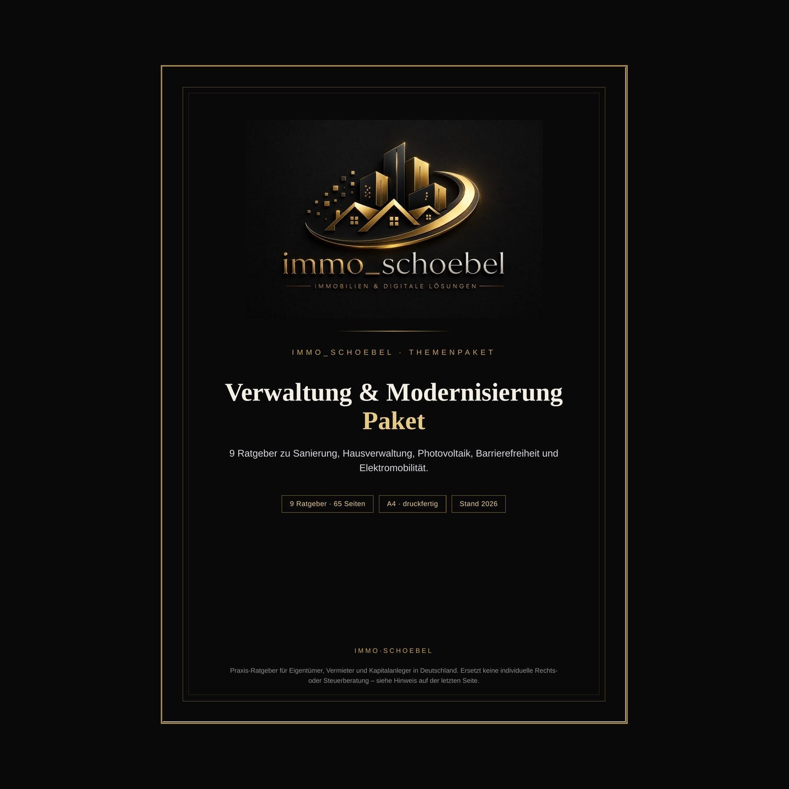 Verwaltung & Modernisierung Paket – 9 Ratgeber