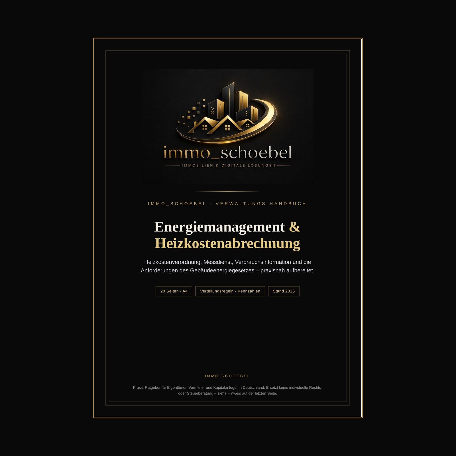Handbuch 12 – Energiemanagement & Heizkostenabrechnung