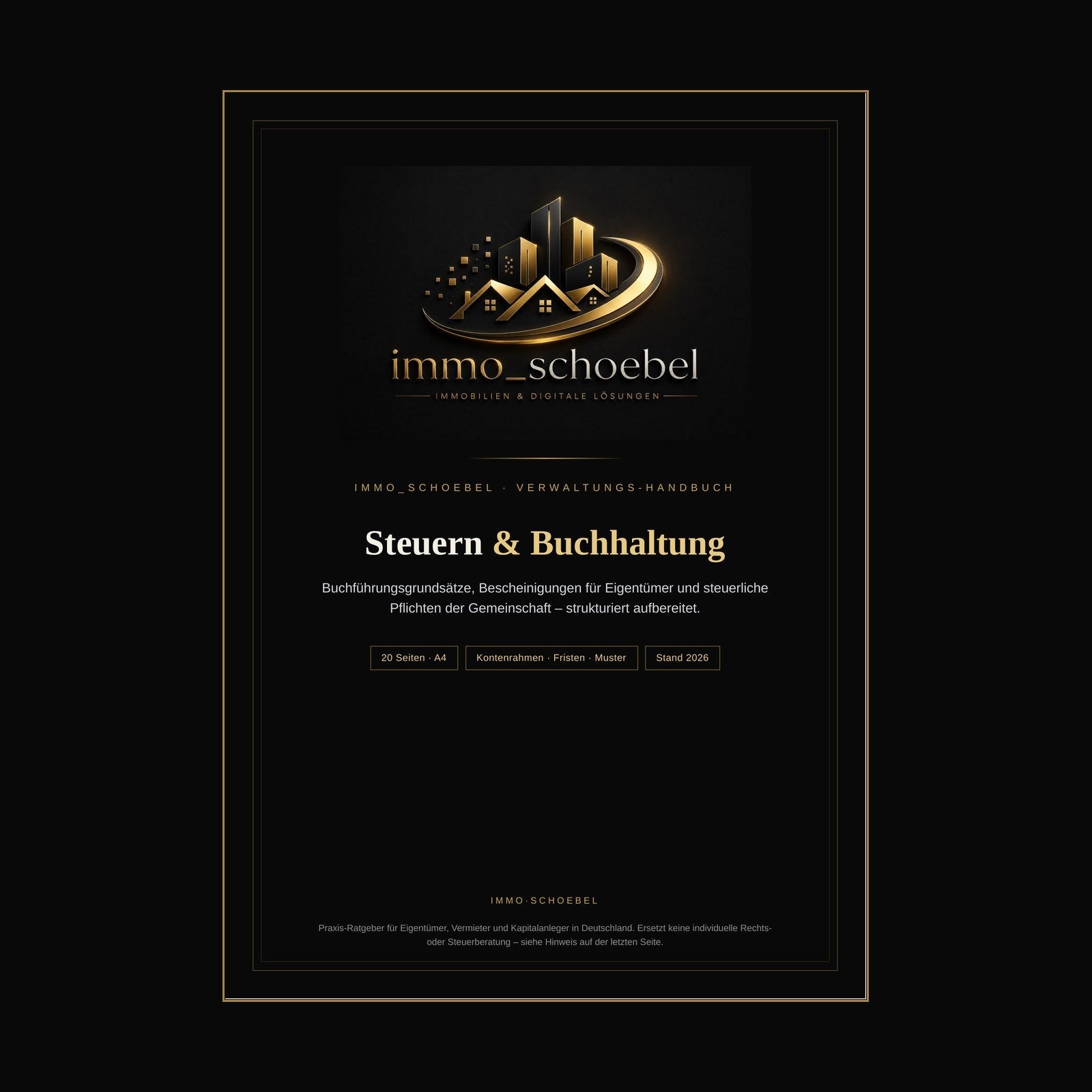 Handbuch 14 – Steuern & Buchhaltung